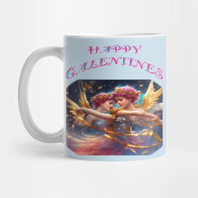 Cupid galentine card by sailorsam1805